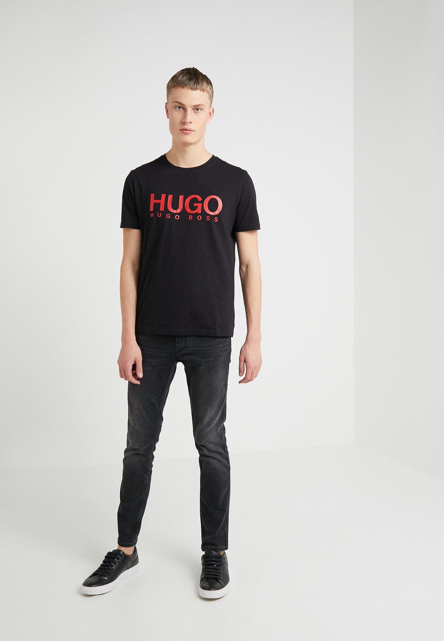 HUGO DOLIVE - T-shirt print - black/Zwart - Zalando.nl