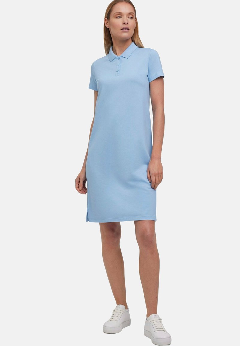 FALKE BASIC PIQUE POLO - Abito a camicia - sky blue