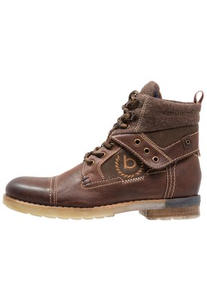 Botines con cordones - dark brown