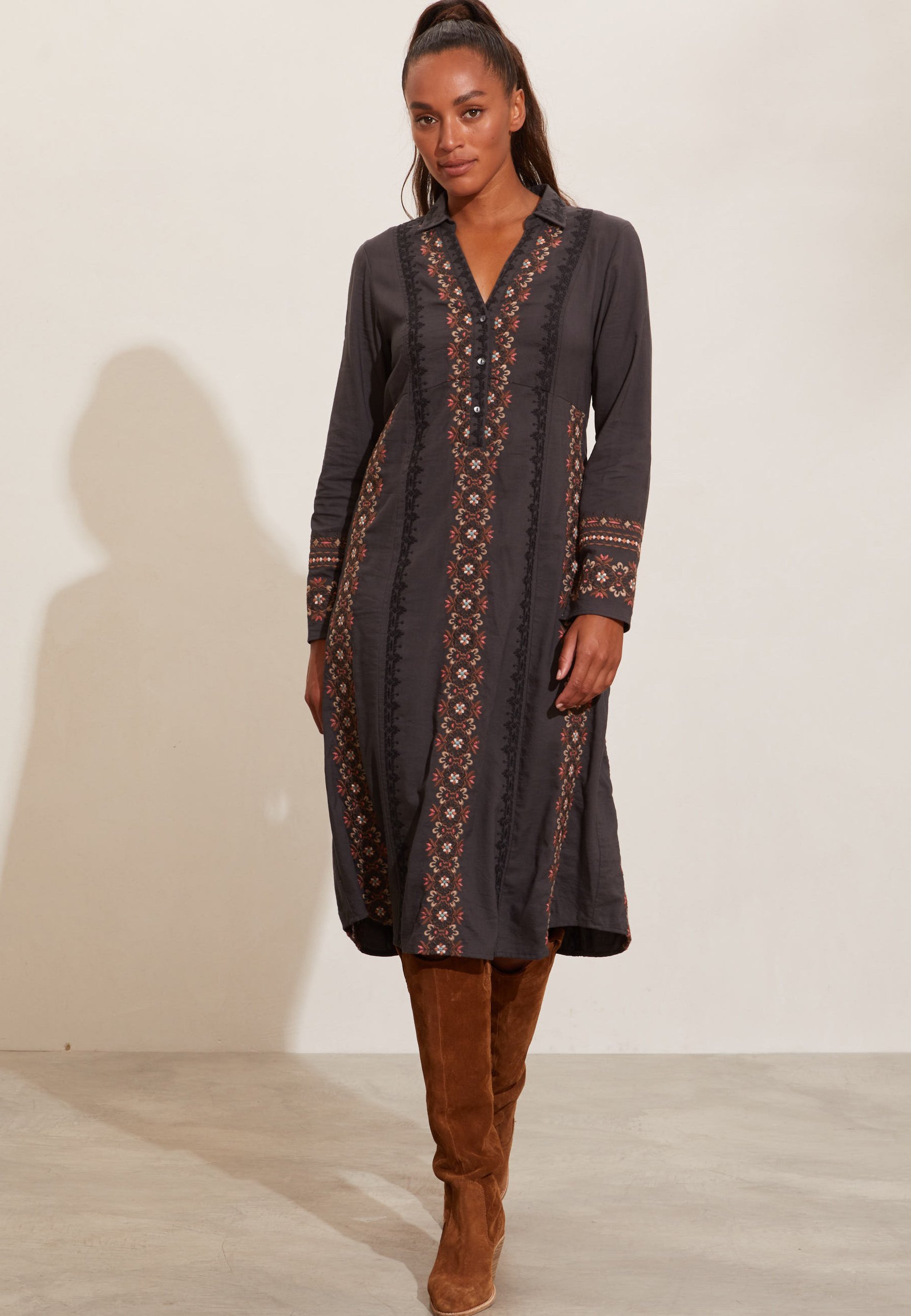 Odd Molly TRINITY - Blousejurk - asphalt/donkergrijs - Zalando.nl