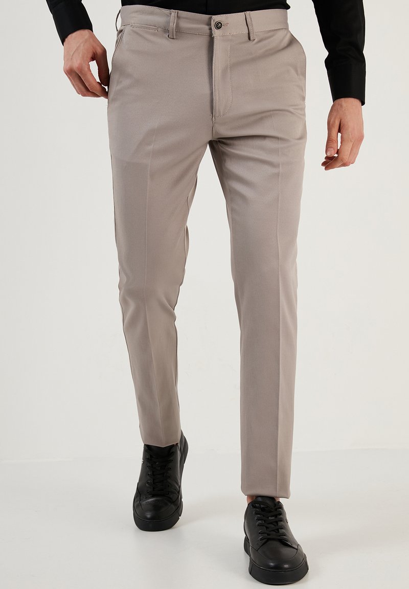 Buratti REGULAR FIT - Pantaloni - light grey