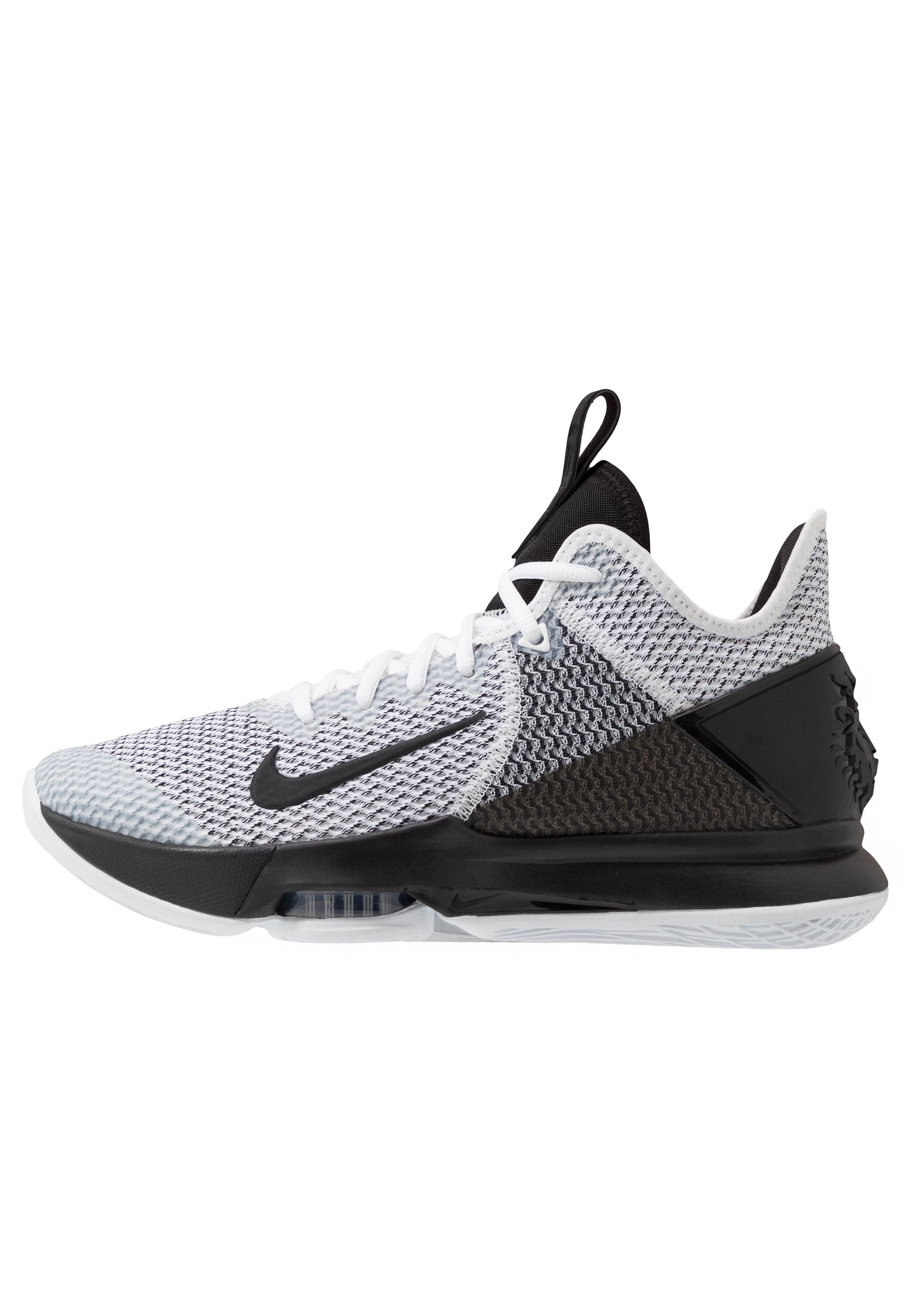 Nike Performance Lebron Witness Iv Basketballschuh White Black Weiss Zalando De