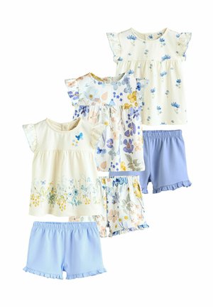 Next, REGULAR FIT FRILL  SET 6 PIECE  - T-shirts print - blue floral and white