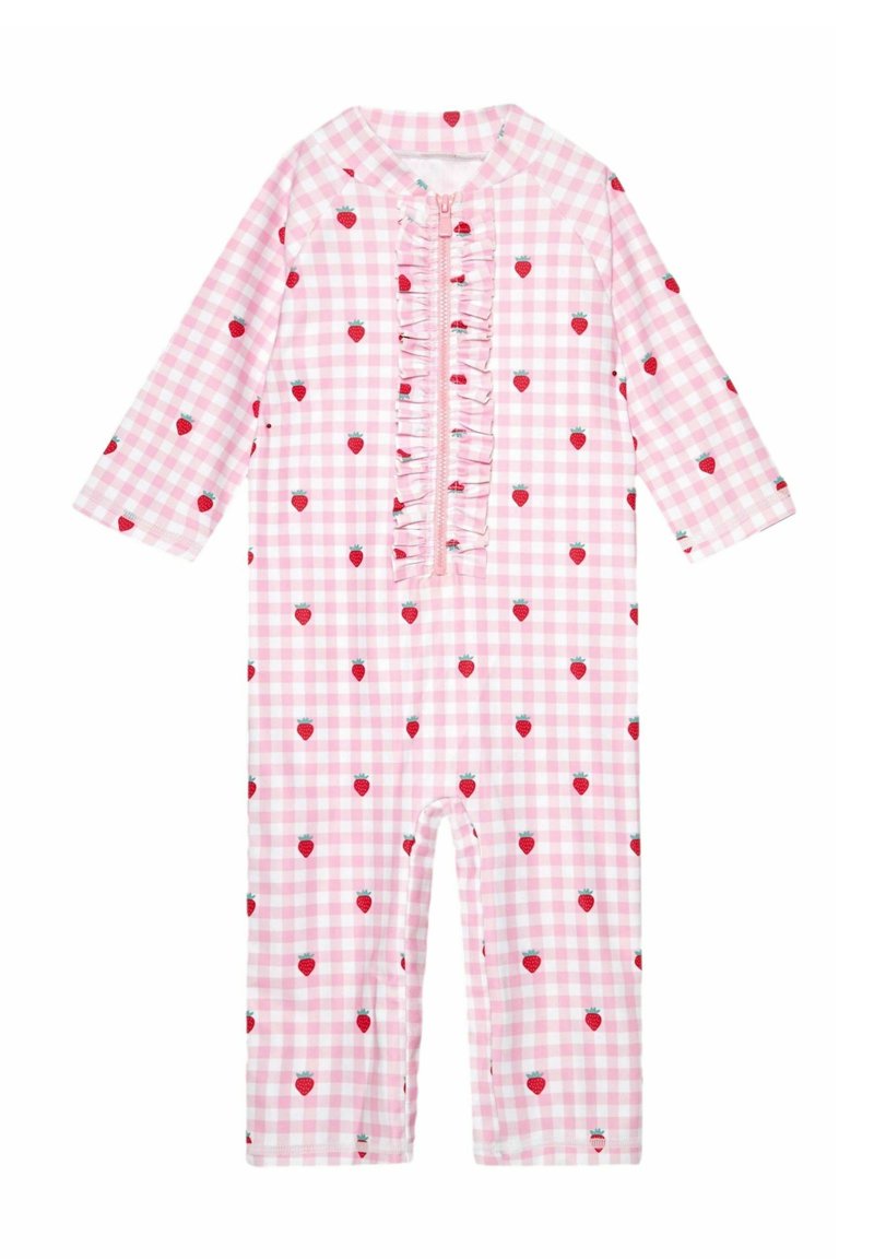 JoJo Maman Bébé - REGULAR FIT - Jumpsuit - pink gingham, Vergrößern