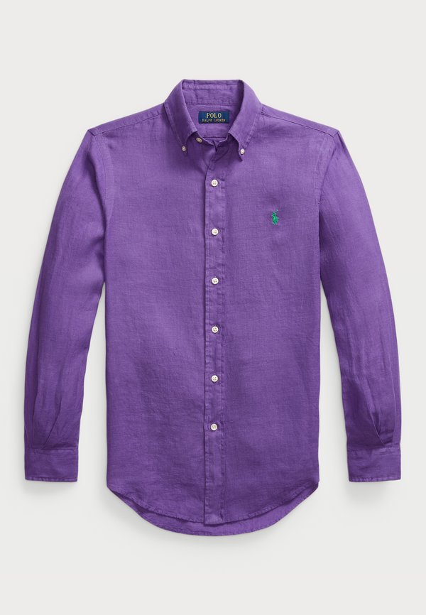 CUSTOM FIT LINEN SHIRT - Shirt - tie purple4