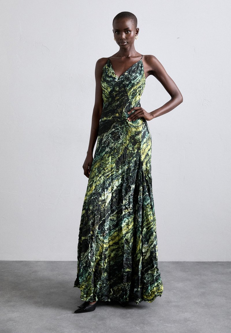 Roberto Cavalli DRESS - Occasion wear - verde muschio/green - Zalando