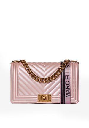 SHOULDER  - Schoudertas - pink and copper