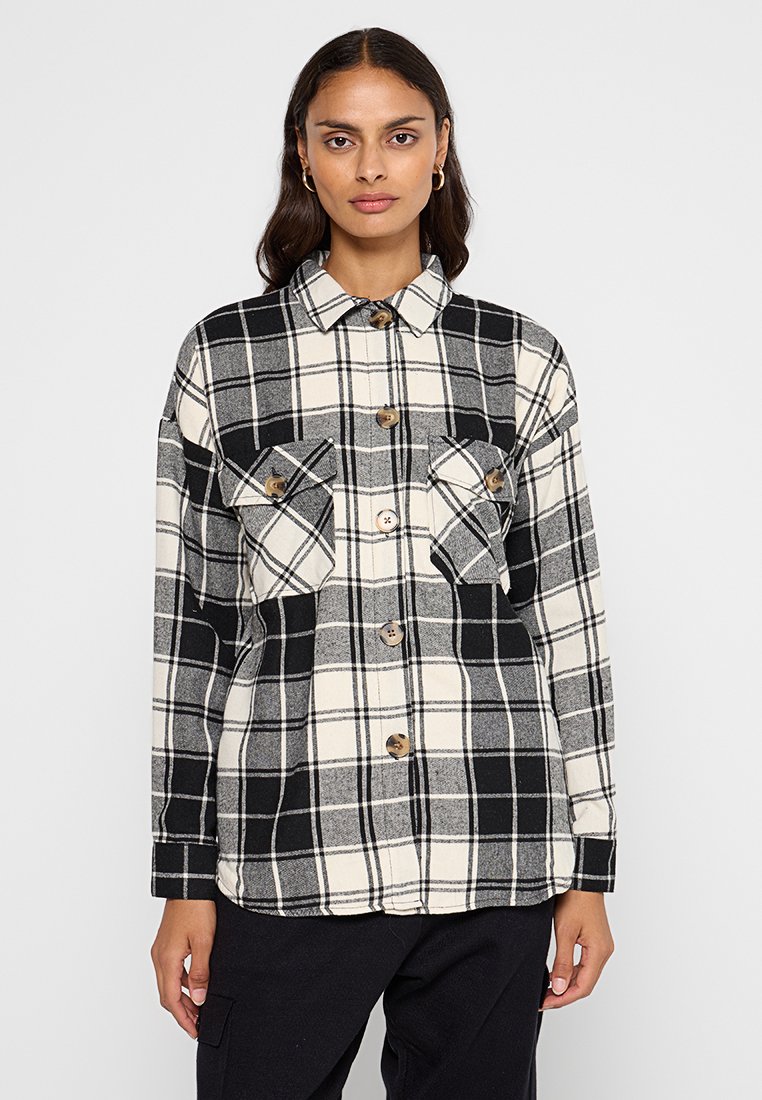 Apricot Overhemdblouse zwart