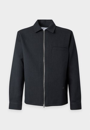 Samsøe Samsøe, SADAMON GT ZIP OVERSHIRT - Veste mi-saison - dark grey
