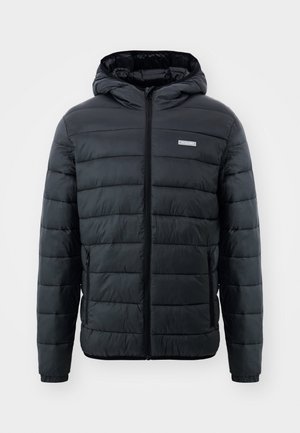 Jack & Jones JJVINCENT PUFFER HOOD - Jas - dark grey