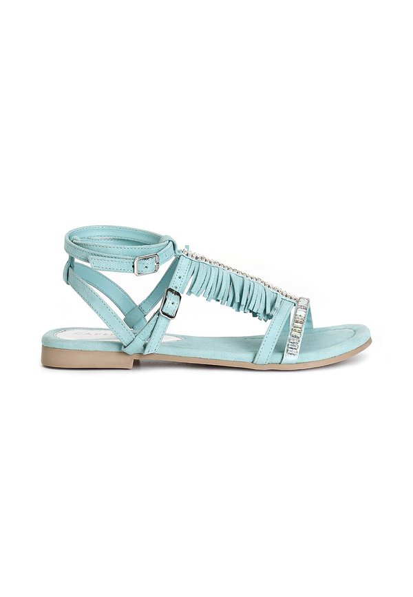 Riemensandalette - turquoise