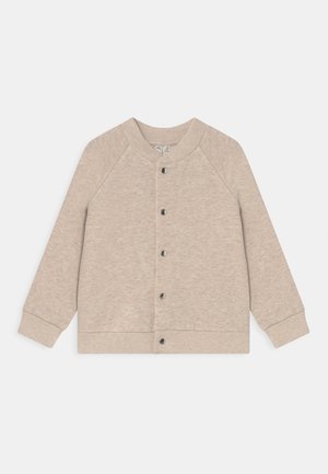 UNISEX - Sweater met rits - beige