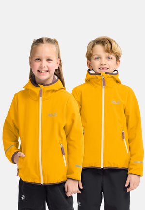 Jack Wolfskin, FOURWINDS JKT K UNISEX - Softshelljas - burly yellow jw