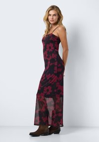 Noisy May ANKLE  - Cocktail φόρεμα / Φόρεμα για πάρτι - black aop:tibetan red aop