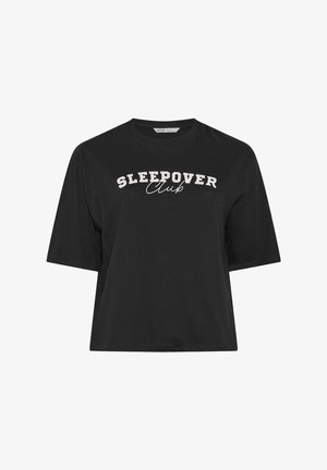 Yours Clothing, PLUS SIZE LOUNGE TOPS. - Nachtwäsche Shirt - black