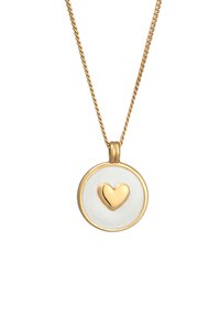 Elli HEART COIN - Halskæder - gold coloured