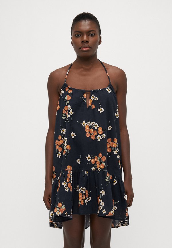 CERISE CHERRY COVERUP MINI DRESS - Beach accessory - multi