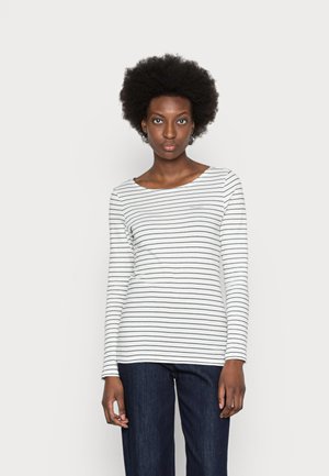 T-SHIRT LONG SLEEVE ROUND NECK STRIPED - Top s dlouhým rukávem - multi/deep sky