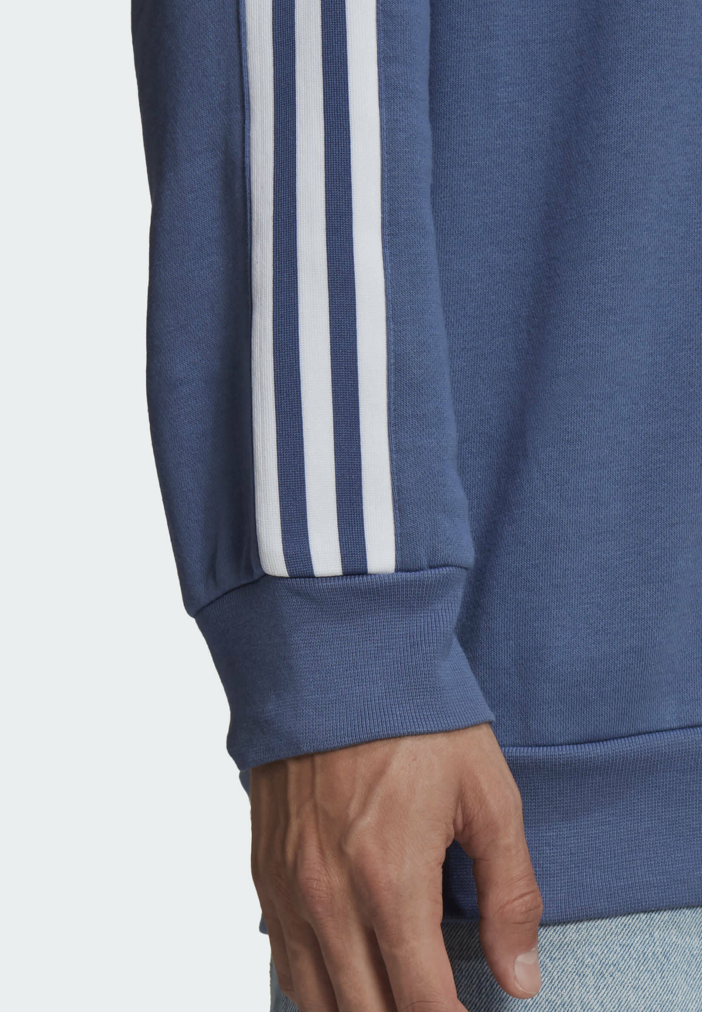 adidas originals 3d stripe sweatshirt blue