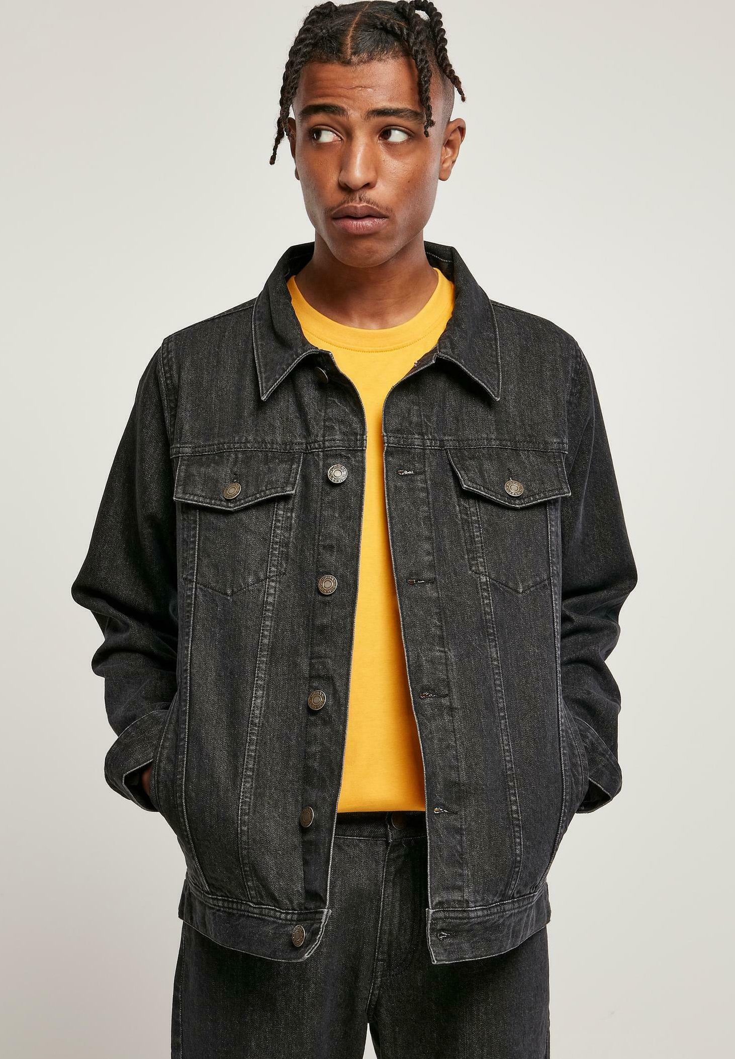 Urban Classics Giacca di jeans black washed/nero Zalando