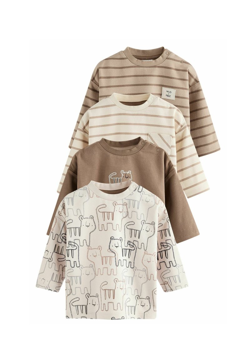 Next LONG SLEEVE  4 PACK. - REGULAR FIT - Långärmad tröja - monochrome