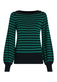 King Louie MARIE BELL LOOP STRIPE - Trui - peacock