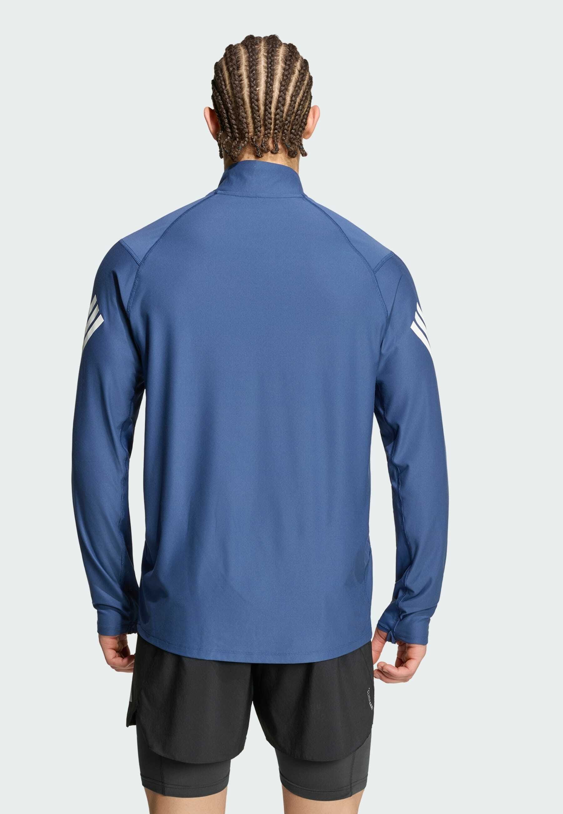 adidas Performance ADI365 ZIP - Longsleeve - tech indigo white