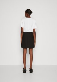 Selected Femme SLFRITA SHORT SKIRT - A-Linien-Rock - black