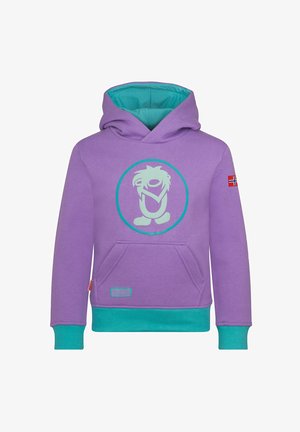 TROLLKIDS, KIDS TROLL SWEATER - Kapuzenpullover - violet sorbet/aquamarin