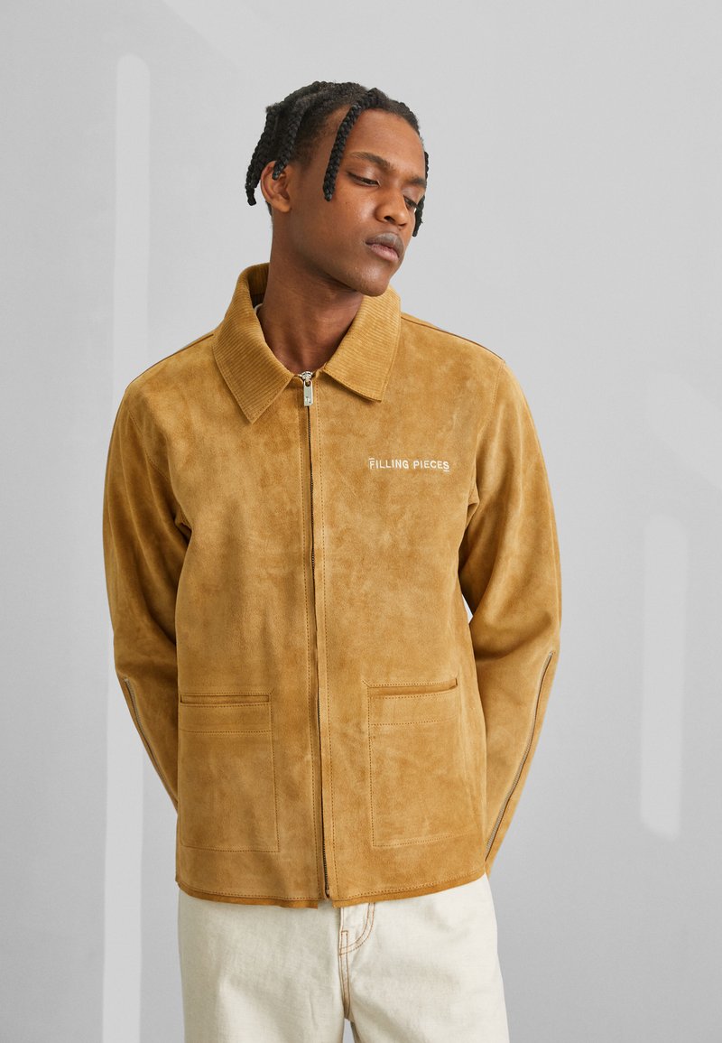 Filling Pieces JACKET Leather jacket camel Zalando.ie