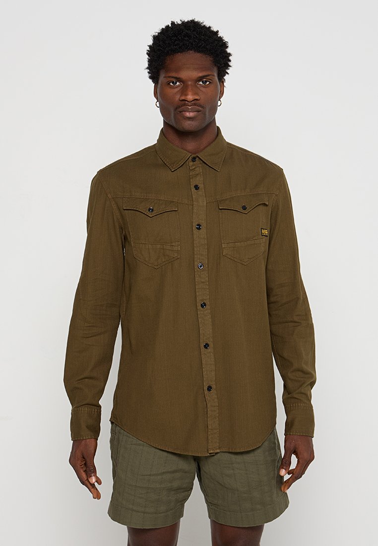 G-Star Overhemd olijfgroen
