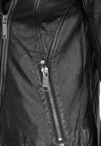 Maze Lederjacke - black cognac
