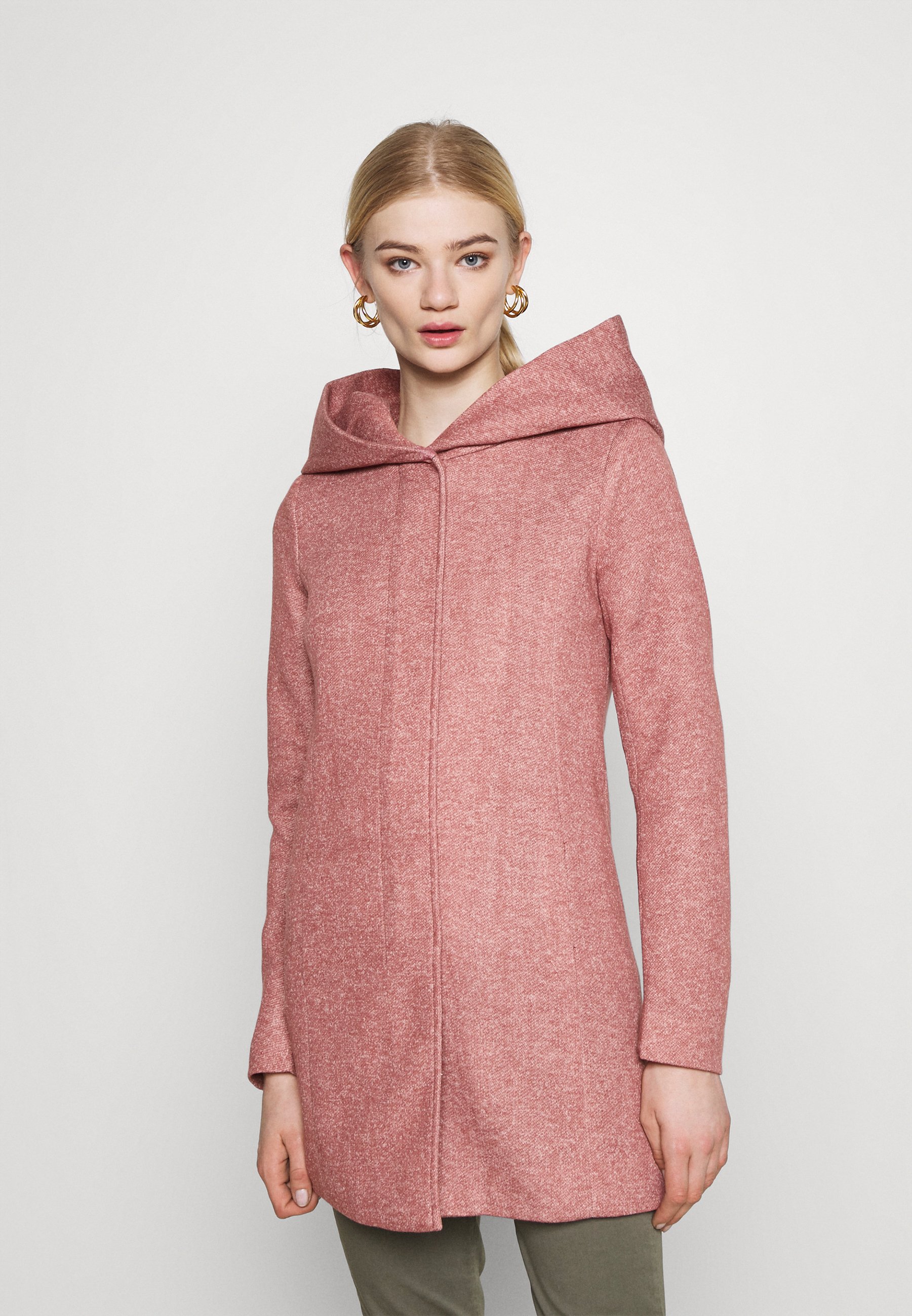 Onlsedona Coat Only Mantel Rostbraun Only, Palton Cu Gluga Sedona