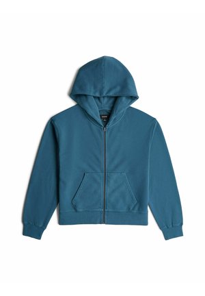 G-STAR, MODERN BASIC RELAXED HOODED ZIP THRU SWEATER - Hoodie - rank blue gd