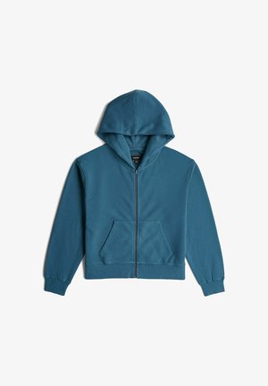 G-STAR, MODERN BASIC RELAXED HOODED ZIP THRU SWEATER - Hoodie - rank blue gd