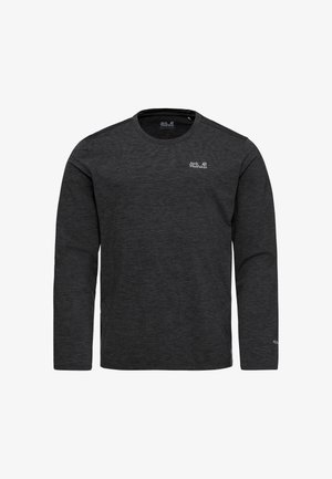 Jack Wolfskin, TRAIL LS M - Longsleeve - black
