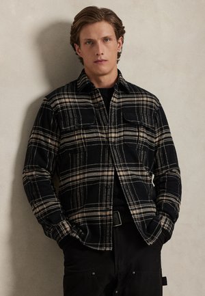 Polo Ralph Lauren CLASSIC FIT PLAID FLANNEL WORKSHIRT - Skjorte - black/cream