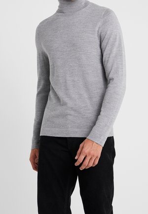 Striktrøje - light grey