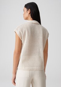 OPUS REGULAR FIT CROCHET - Polo - natural glaze