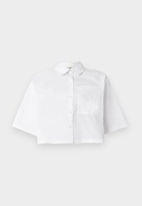JDYMIO CROPPED SHIRT - Paitapusero - white