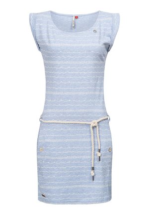 Ragwear WAVES - Jerseyklänning - lightblue melange