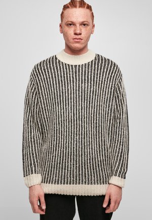 TWO TONE  - Jumper - whitesand black
