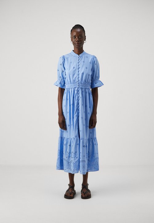 Yastovina Ls Long Shirt Dress  Star White Tovina Print