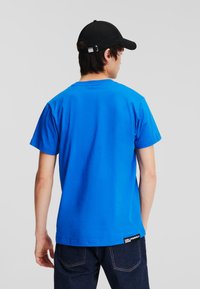 Karl Lagerfeld Jeans LOGO SLIM-FIT - Jednoduché tričko - klj blue