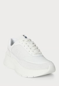 Lauren Ralph Lauren FRANKY SNEAKERS LOW TOP LACE - Sportbačiai - snow white/bianco