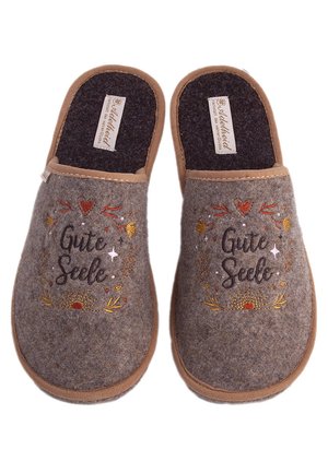 SEELE - Slippers - haselnuss