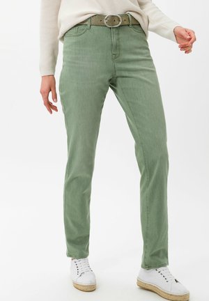 STYLE MARY - Jeans slim fit - used mint green