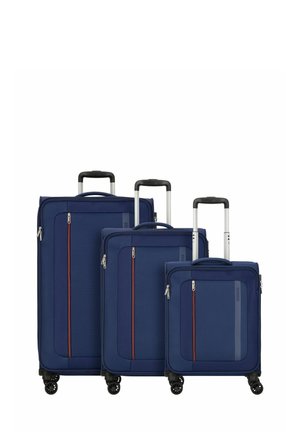 BLAZING RIDE 3-TEILIG MIT DEHNFALTE SET - Set de valises - navy orange