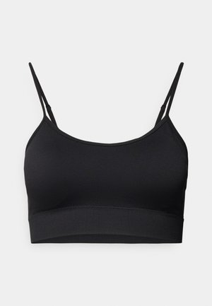 2 PACK - Lengvai krūtinę prilaikanti sportinė liemenėlė - black
