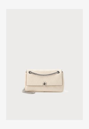 Tory Burch, CHARLIE QUILTED - Taška cez plece - off-white
